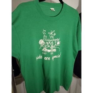 Vintage single stitch tee/ screen stars